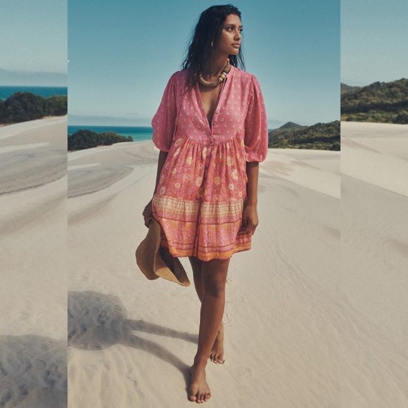 Spell & The Gypsy Utopia Tunic Mini Dress - Picture 7 of 14